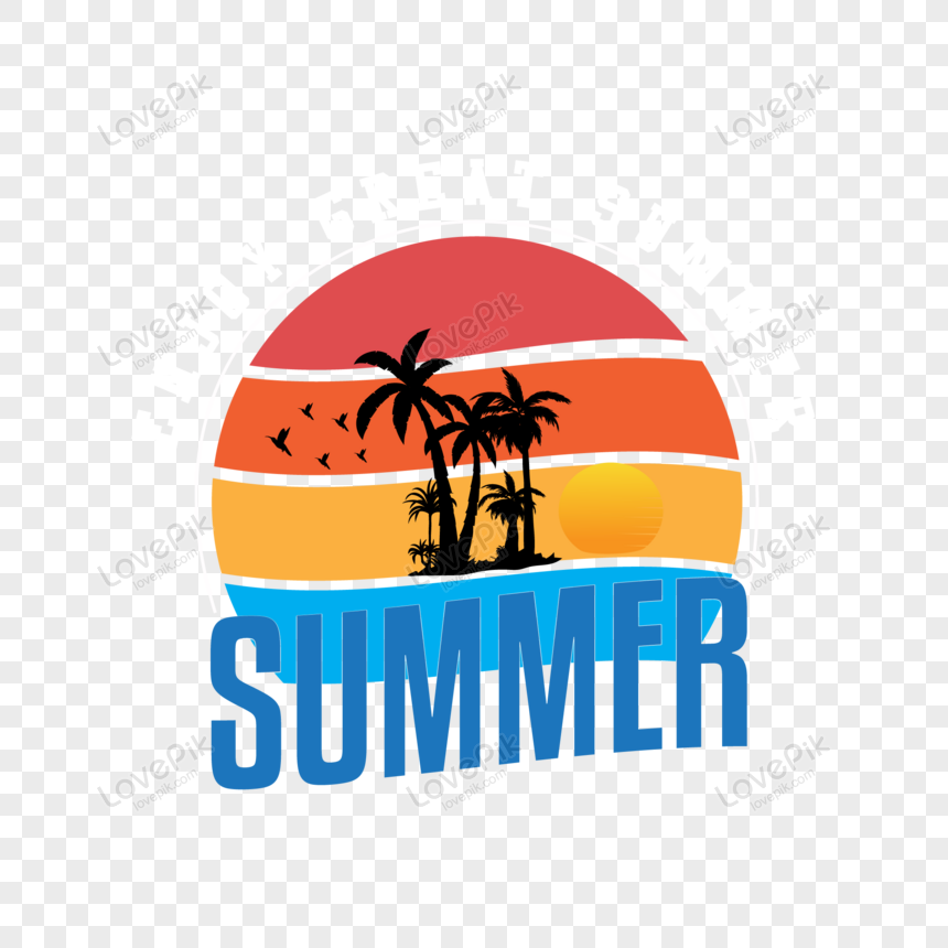 Summer Beach T Shirt Design, Tree, Tshirt Design, Shirt PNG White ...