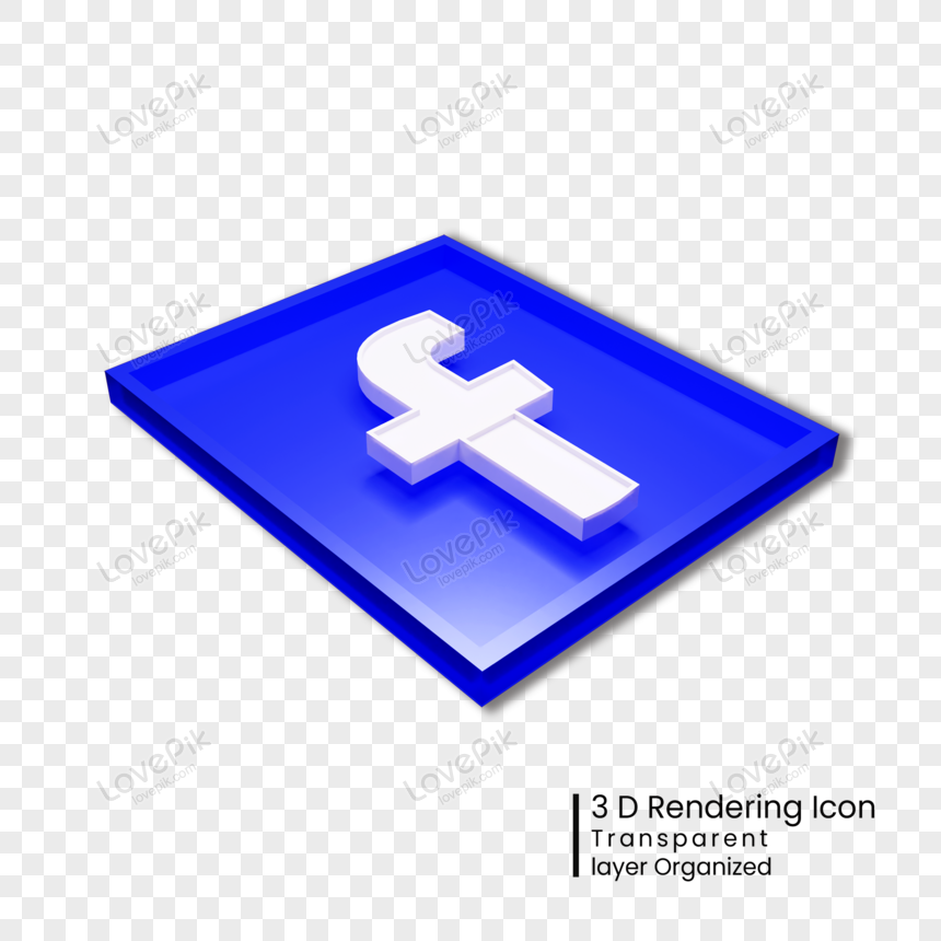 3d Style Facebook Social Media Icon Png Image Psd File Free Download Lovepik