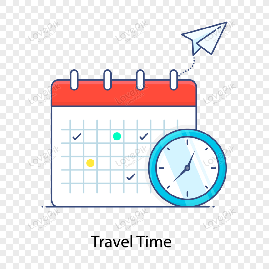 flat calendar reminder travel time concept icon , date, calendar, icon png picture