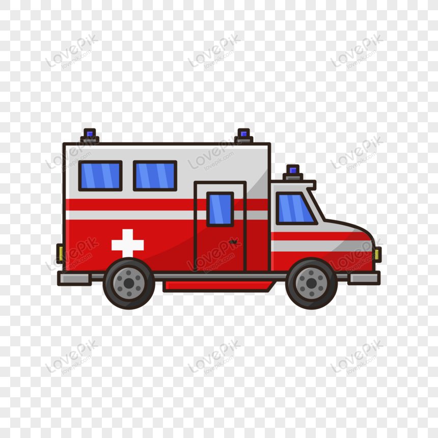 Ambulancia Ilustrada En Vector PNG Imágenes Gratis - Lovepik