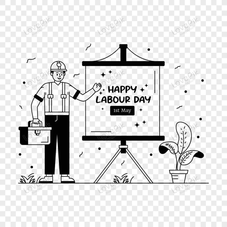 Labour Day Board Illustration Is Visually Perfect Free PNG And Clipart ...