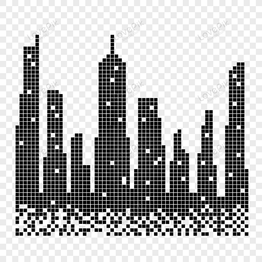 city building clipart black and white png