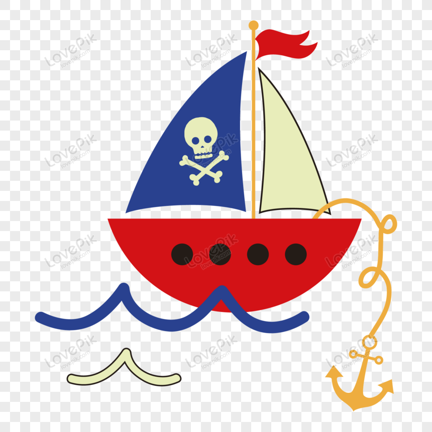 Cartoon Sailing Boat Vector Png Transparent Element PNG White Transparent  And Clipart Image For Free Download - Lovepik | 450078052