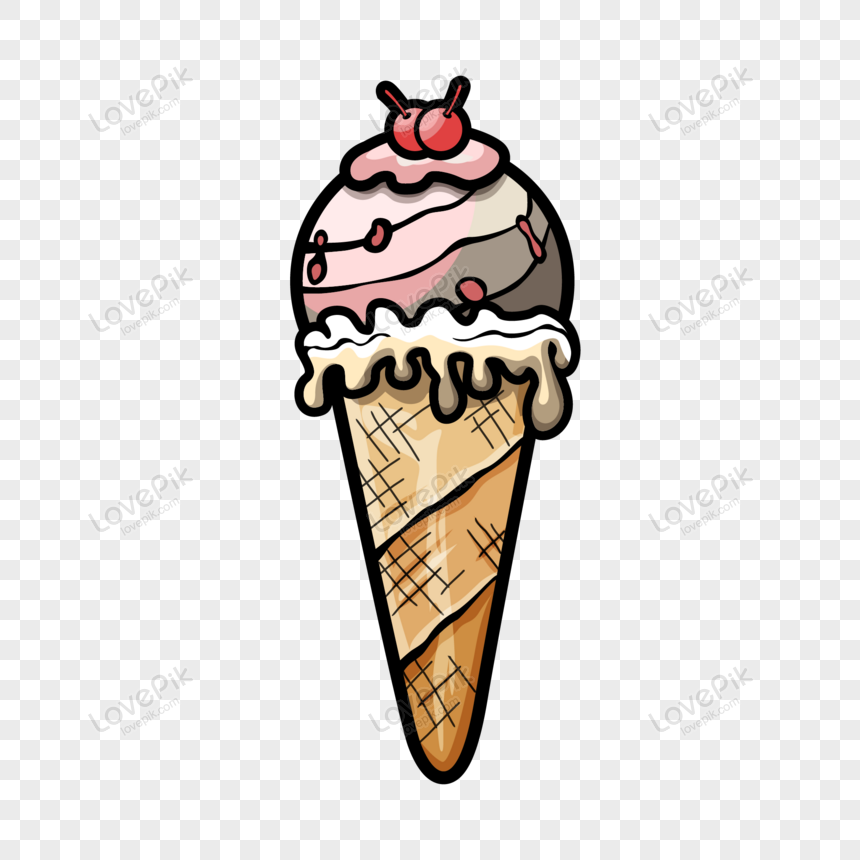 Download Ice Cream Doodle Sticker Logo Design Template Png Image Psd File Free Download Lovepik 450079423