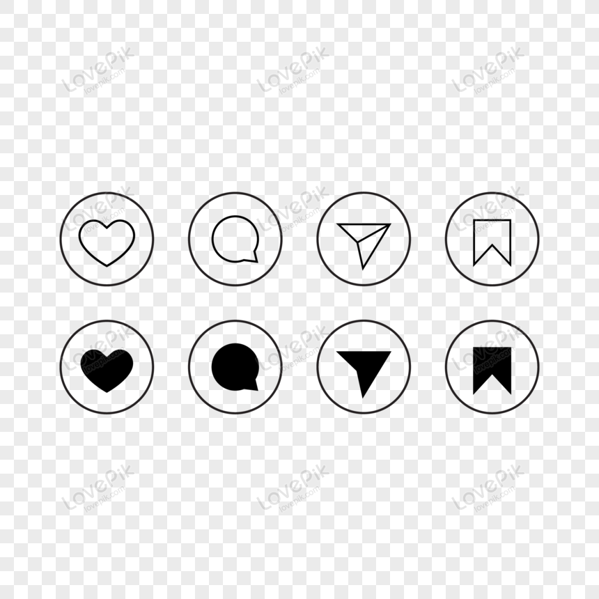 Like Comment Share and Save Icons, icon, application, like icon png white transparent