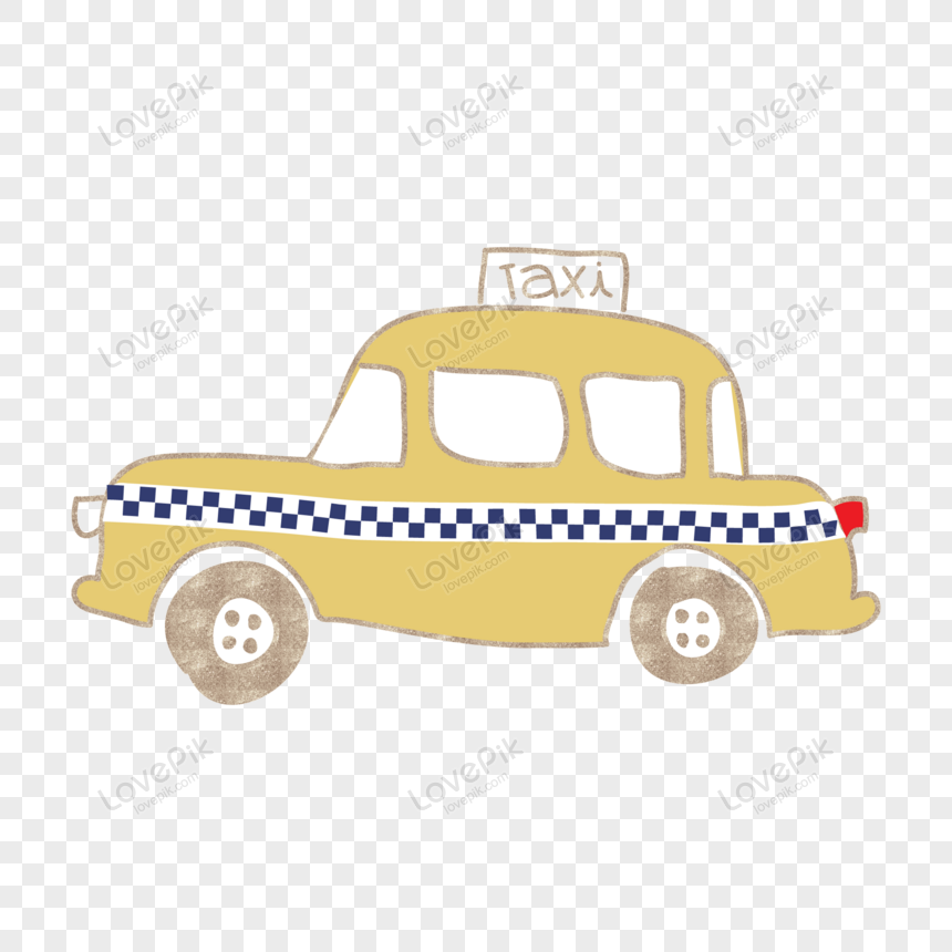 Cartoon Taxi Vector Transparent Element PNG Image Free Download And Clipart  Image For Free Download - Lovepik | 450082651