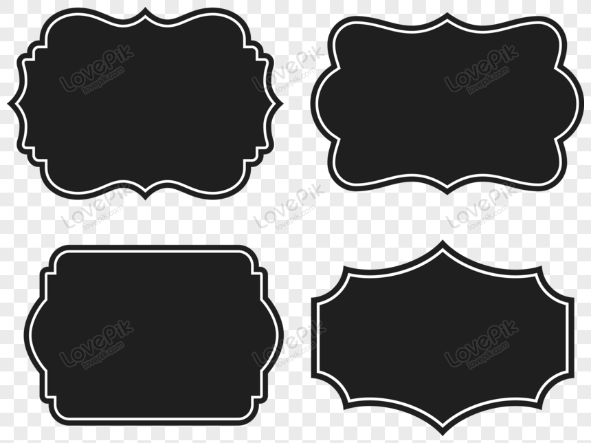 Vector Label Shape With White Line, Shapes, Vector Line, Labels Shape PNG  Transparent Background And Clipart Image For Free Download - Lovepik