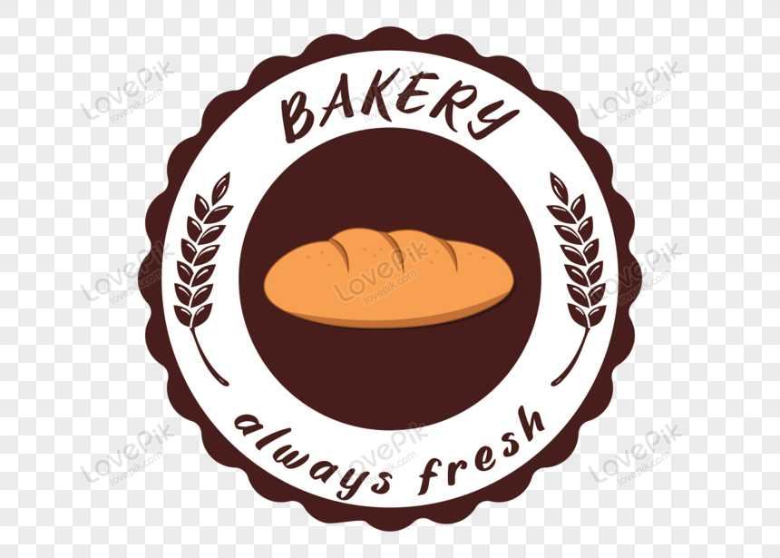 Bakery logo with whisk for baking on white Vector Image