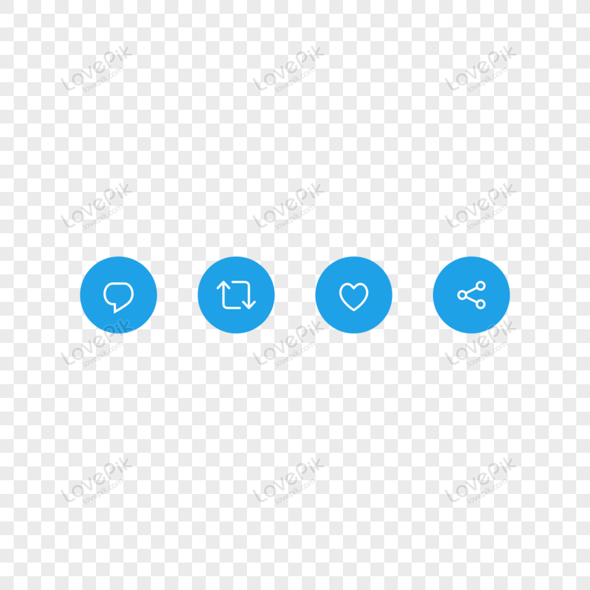 Blue Social Media Icons PNG Transparent Background And Clipart Image For  Free Download - Lovepik | 450086580