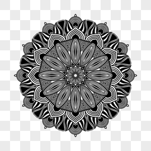 Decorative Black Mandala Background PNG Picture And Clipart Image For Free  Download - Lovepik | 450087395