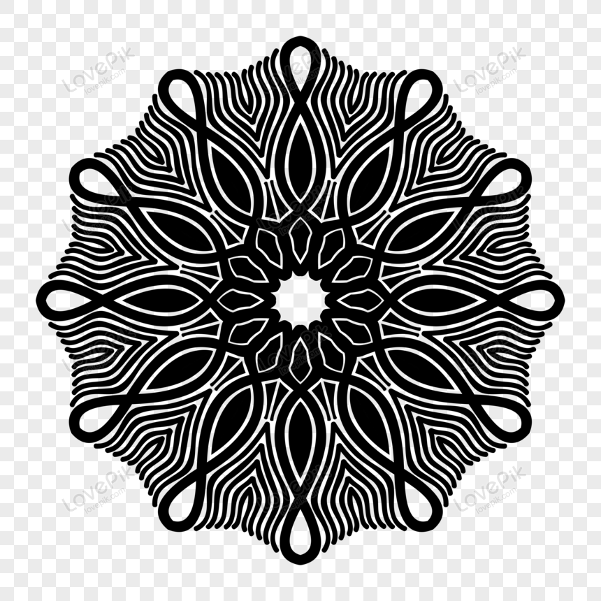 Decorative Black Mandala Background PNG Picture And Clipart Image For Free  Download - Lovepik | 450087395