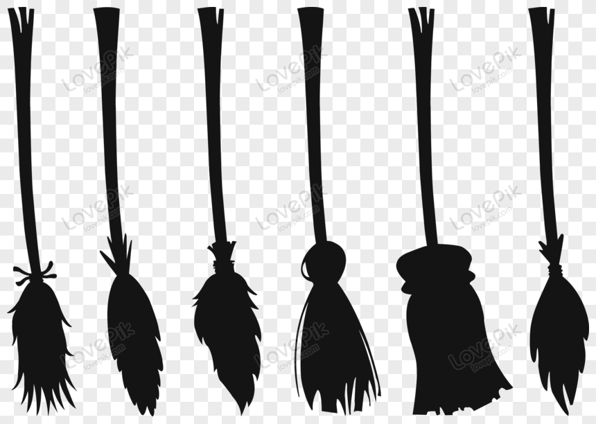 Witch Broom Vector Free PNG And Clipart Image For Free Download - Lovepik |  450087869