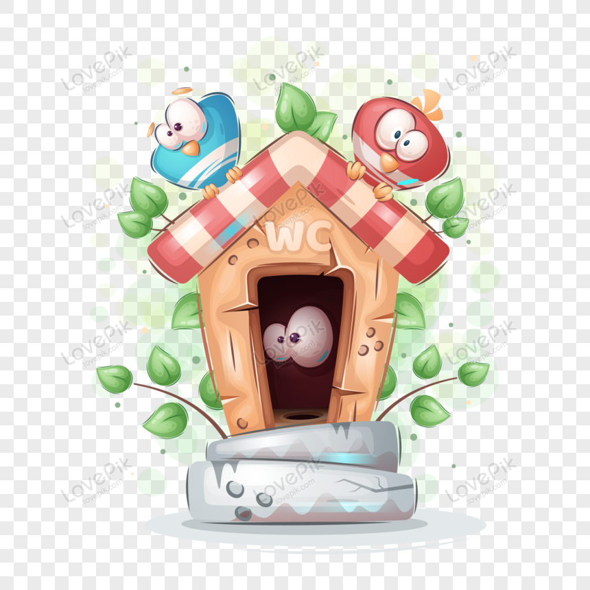 Cartoon Character Animal Bird In Toilet PNG Image Free Download And Clipart  Image For Free Download - Lovepik | 450087921