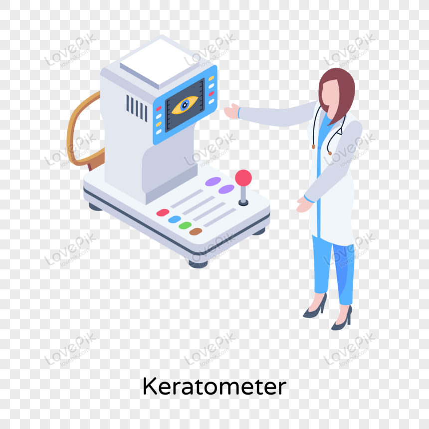 Illustration Of Keratometer PNG Transparent Background And Clipart ...