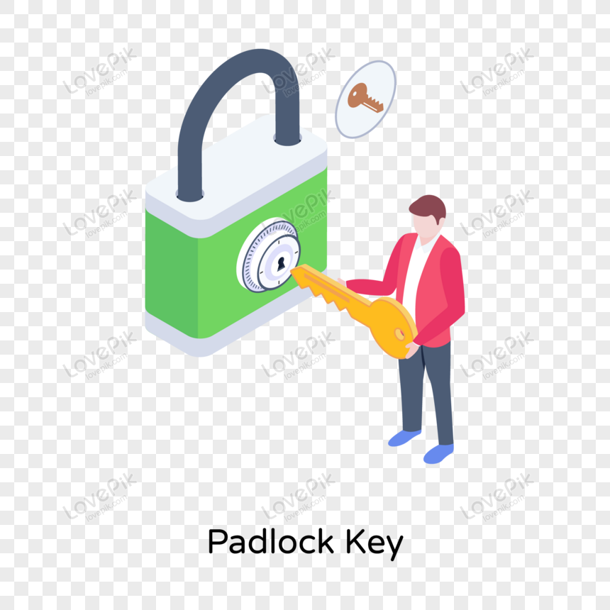 Illustration Of Padlock Key Vector Free PNG And Clipart Image For Free  Download - Lovepik | 450089309