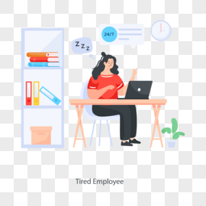 Tired Employee PNG Images With Transparent Background | Free Download ...