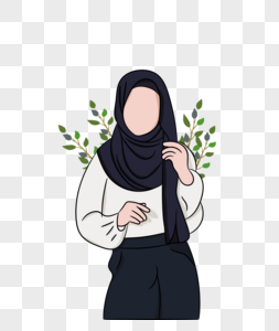 Editor Clipart Vector, Hijab Editor Png Download Edit Transparent, Hijab  Girl, Cute Hijab, Child PNG Image For Free Download
