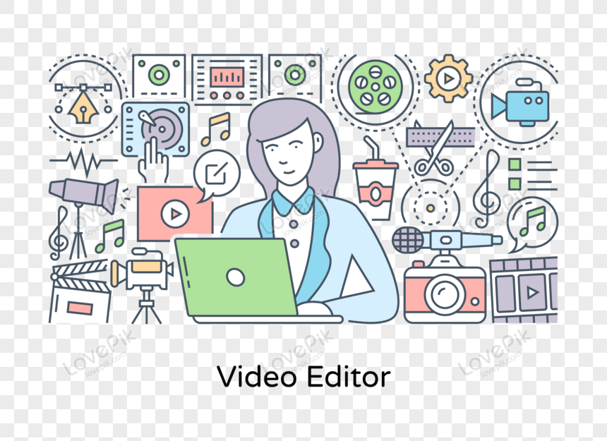 Video Editor PNG Transparent Images Free Download, Vector Files