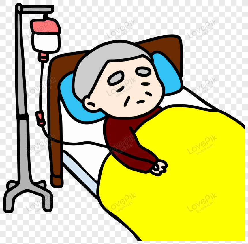 Sick Grandmother Free PNG And Clipart Image For Free Download - Lovepik ...