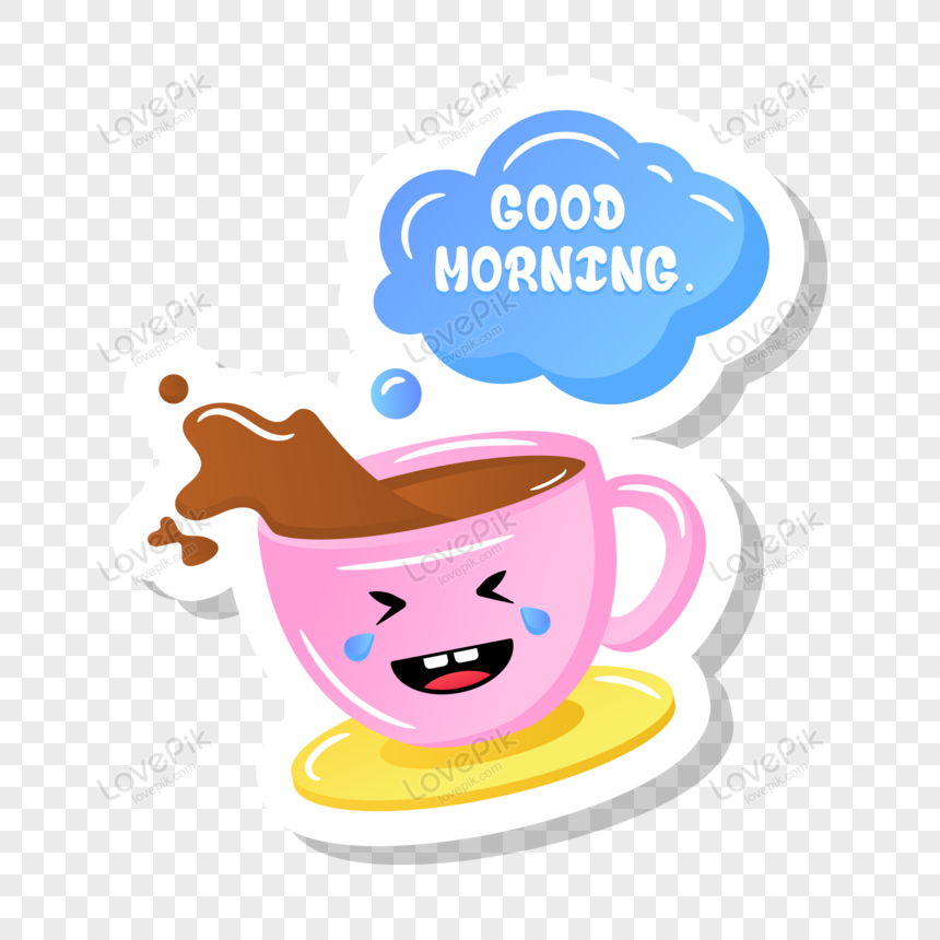 Flat Morning Tea Vector Printable Sticker PNG Image Free Download And  Clipart Image For Free Download - Lovepik | 450095771