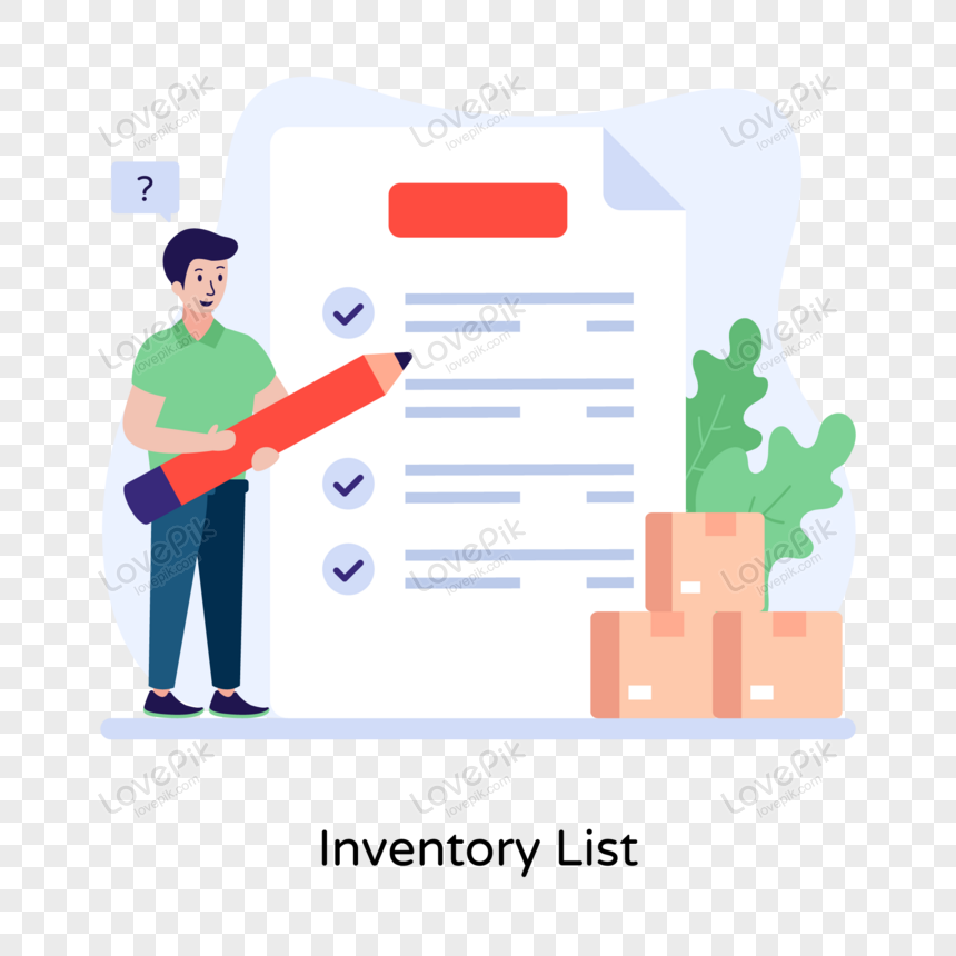 Cargo list. Список Флат. Inventory PNG.