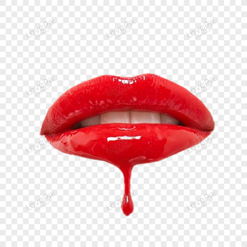 Dripping Lips LV Pink INSTANT DOWNLOAD print file PNG