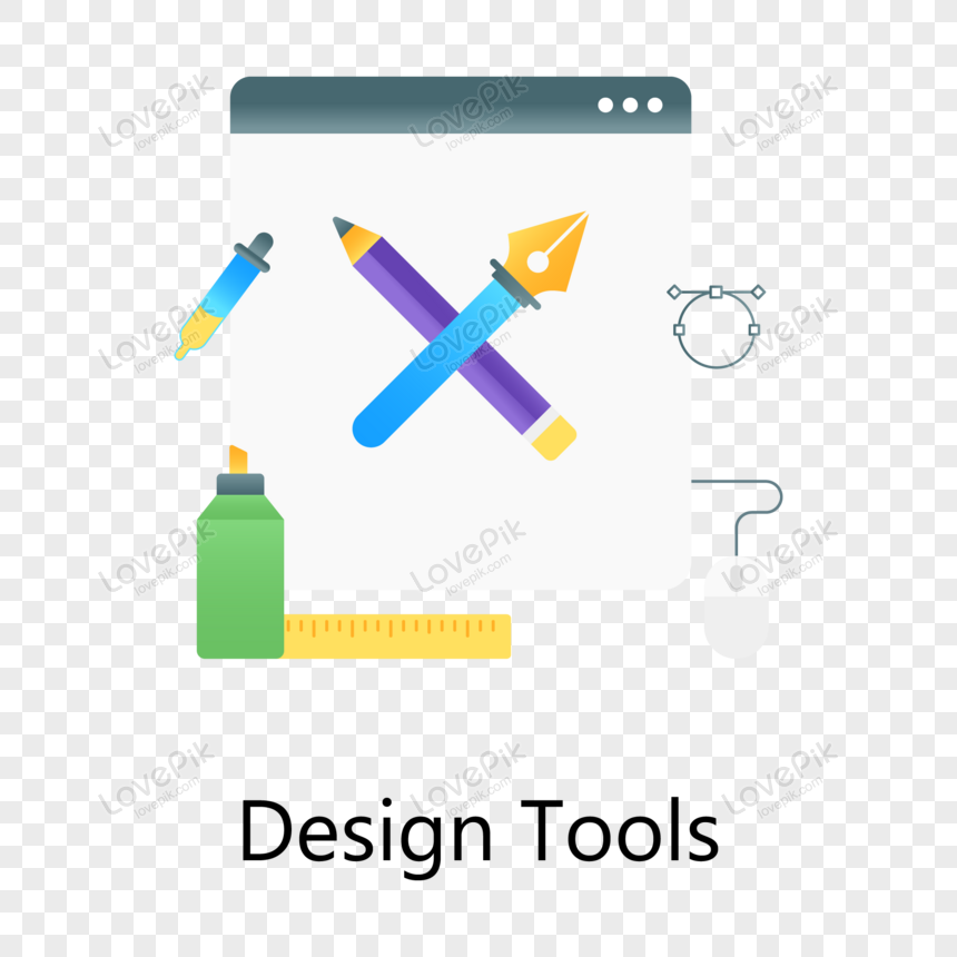 Graphic Design Tool Vector Hd PNG Images, Graphic Design Tools