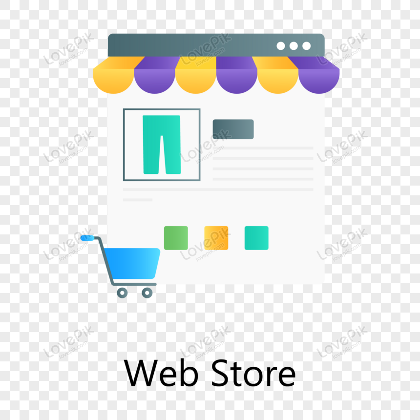 Ecommerce Concept Icon Vector, Trolley, Icon, Gradient PNG Picture And ...