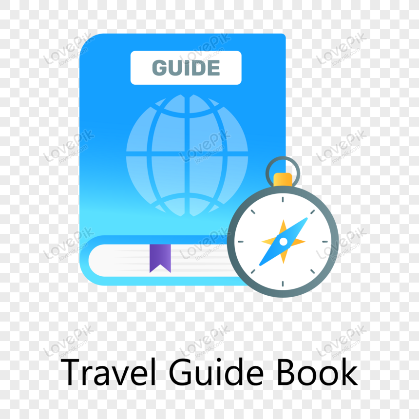 Travel guide book flat gradient concept icon , book, icon, gradient png transparent image