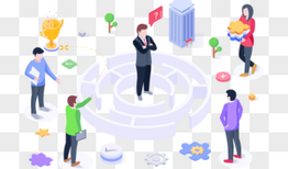 Concept of problem solving isometric illustration