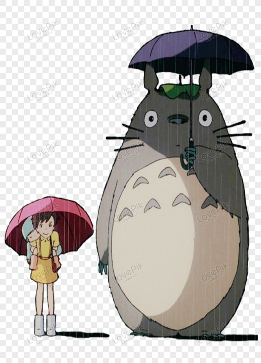 Totoro Anime PNG White Transparent And Clipart Image For Free ...