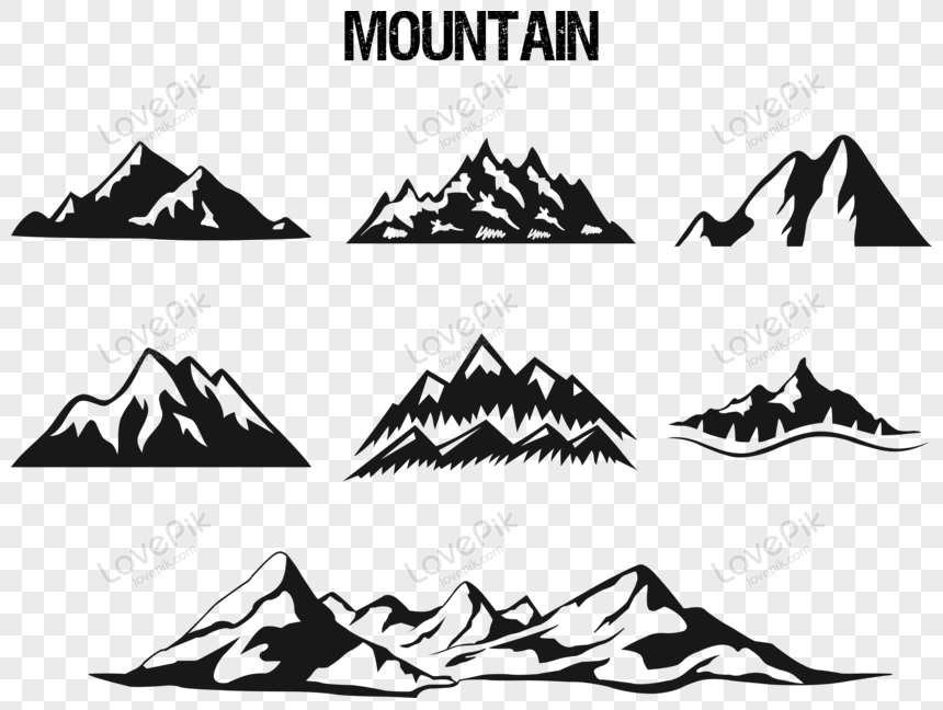 Mountains Vector Icon Mountain Line Setting PNG Hd Transparent Image And Clipart Image For