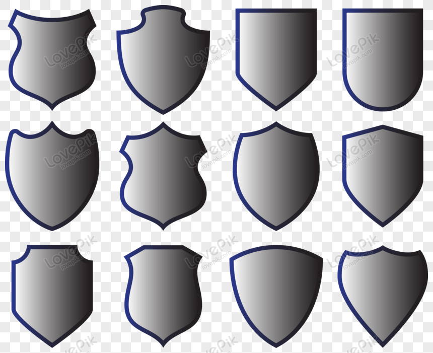 Shield Shape transparent background PNG cliparts free download