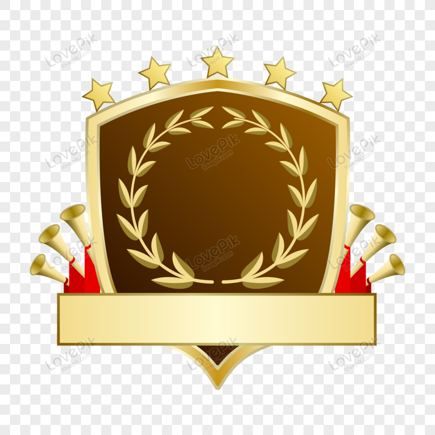 Gold Reward Shield Realistic Isolated Icon Heraldic Best Png Hd