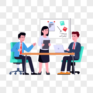 Meeting Room Cartoon PNG Images With Transparent Background | Free ...