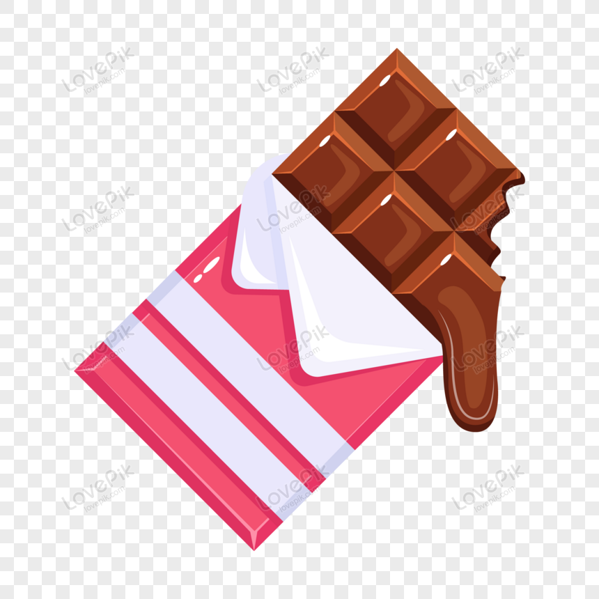 Delicious chocolate bar cute kawaii cartoon Stock Vector Image & Art - Alamy