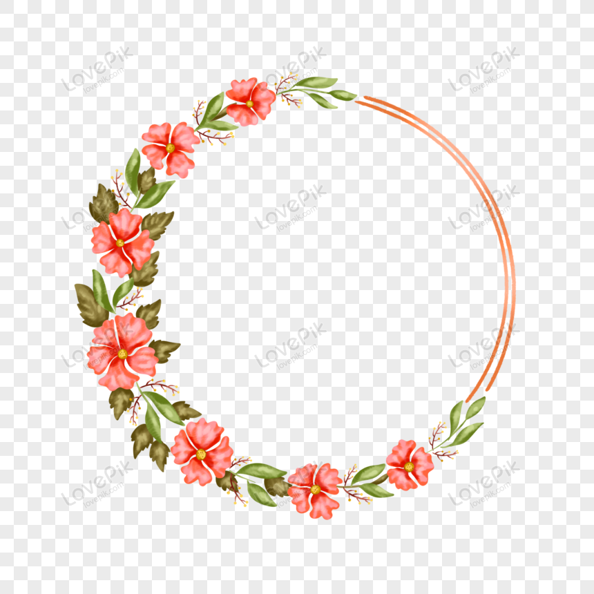 Flower Frame PNGs for Free Download