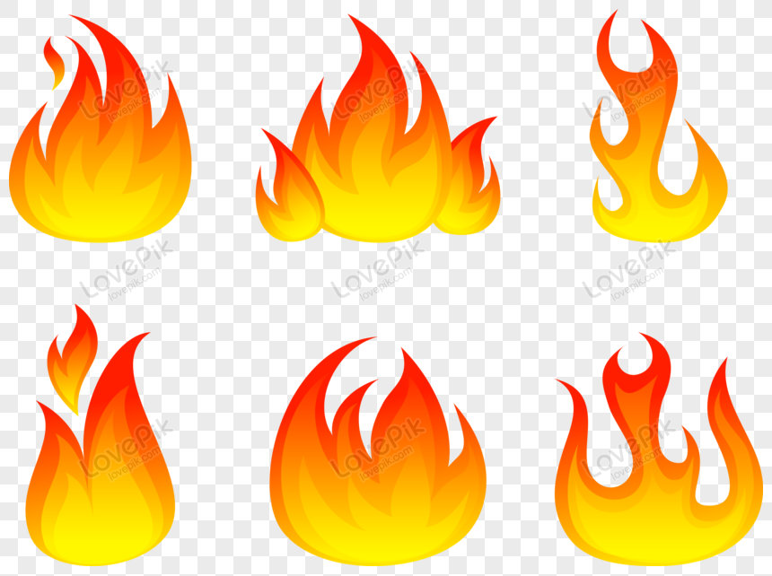 Fire Flame Line PNG Images With Transparent Background