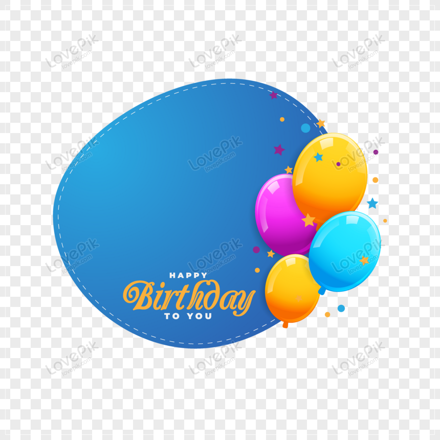Happy Birthday Banner Design With Balloons Decoration Free PNG And Clipart  Image For Free Download - Lovepik | 450134239