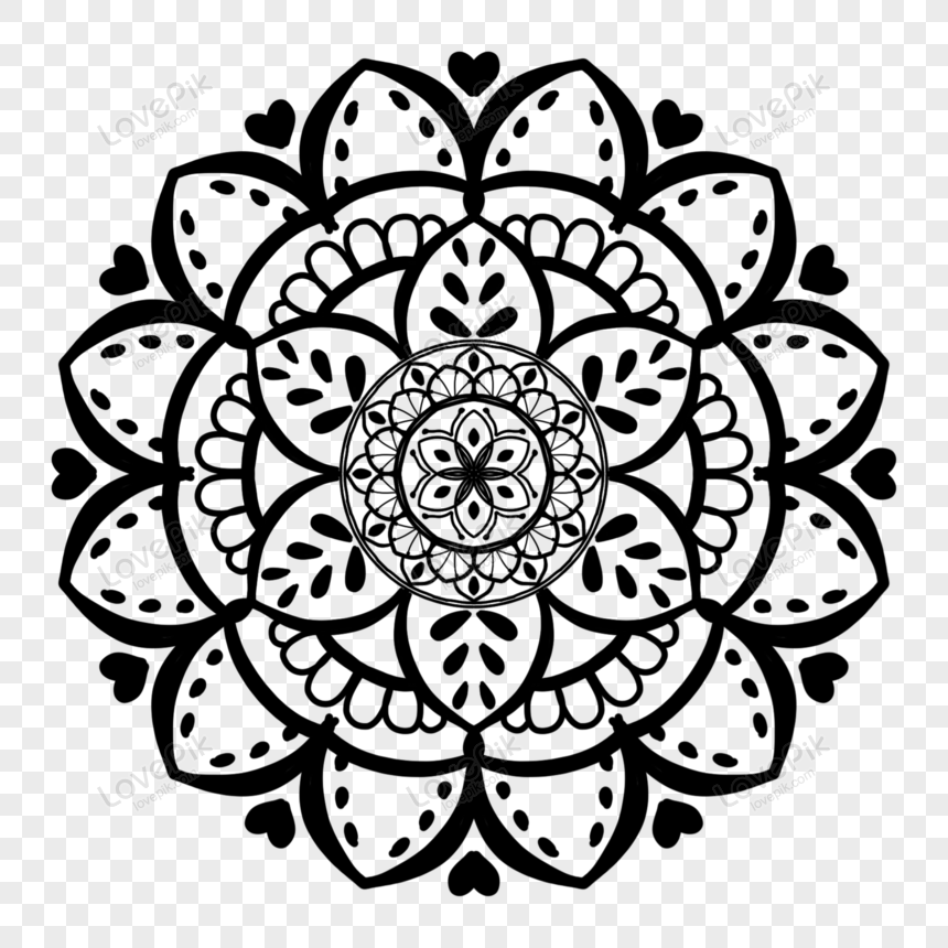 Mandala Sketch PNG, Vector, PSD, and Clipart With Transparent Background  for Free Download