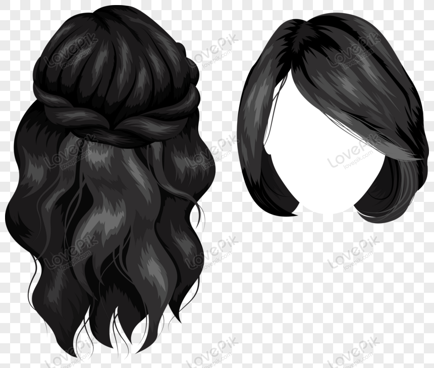 Female Hair Style Illustration PNG White Transparent And Clipart Image For  Free Download - Lovepik | 450134892