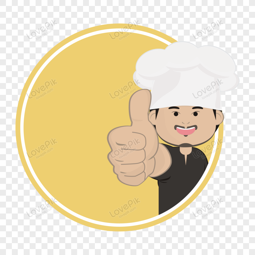 Stickers Cuisine Chef Dessin