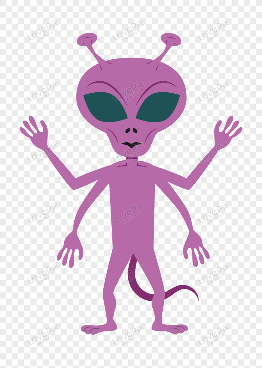 Alien Desenho Desenho Animado, Alien, roxo, televisão, mão png