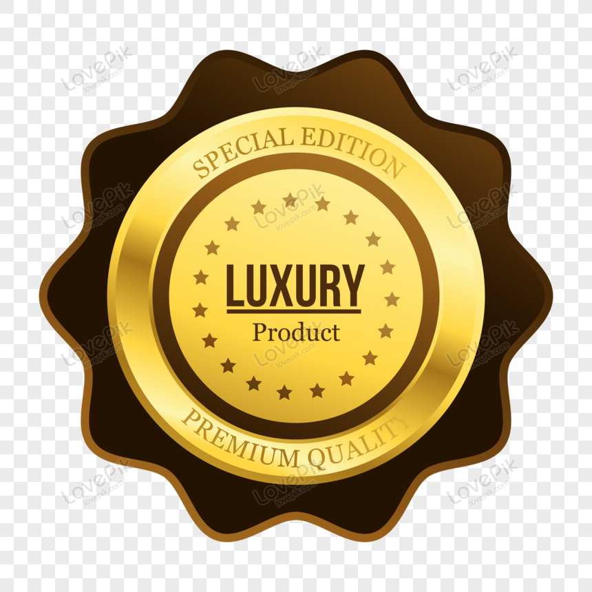 Vector Best Seller Gold Sign, Label Template Royalty Free SVG