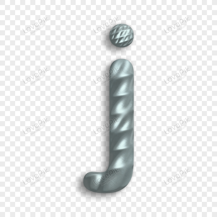 Zinc Spade Pattern 3d Small Letter J PNG Image And Clipart Image For ...