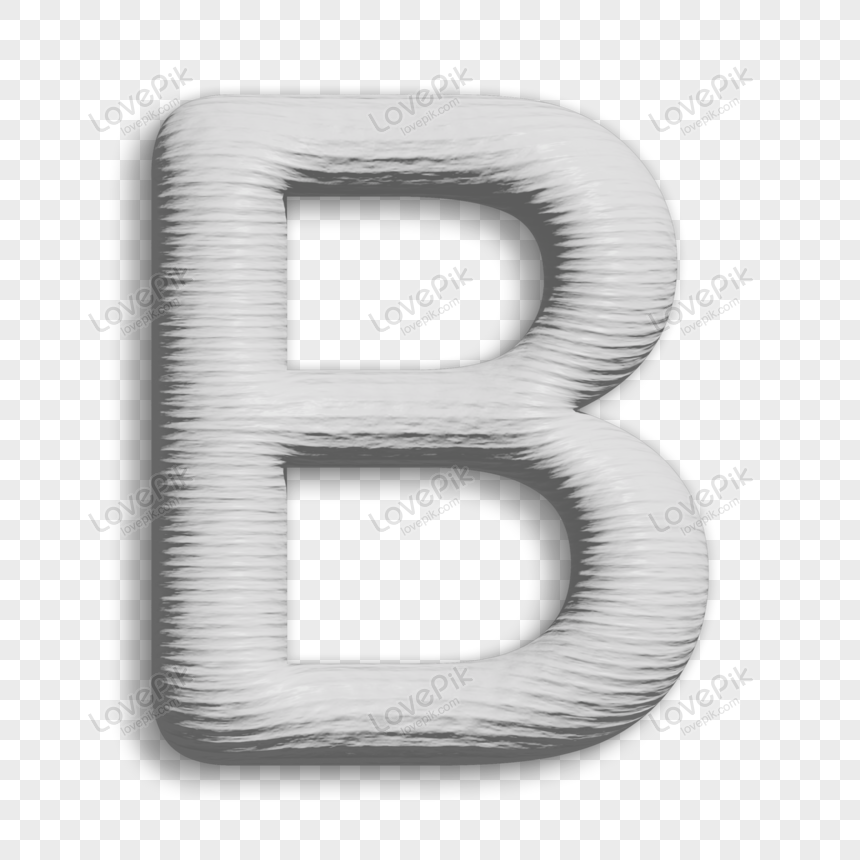 3d Print 3d Letter B Free PNG And Clipart Image For Free Download ...