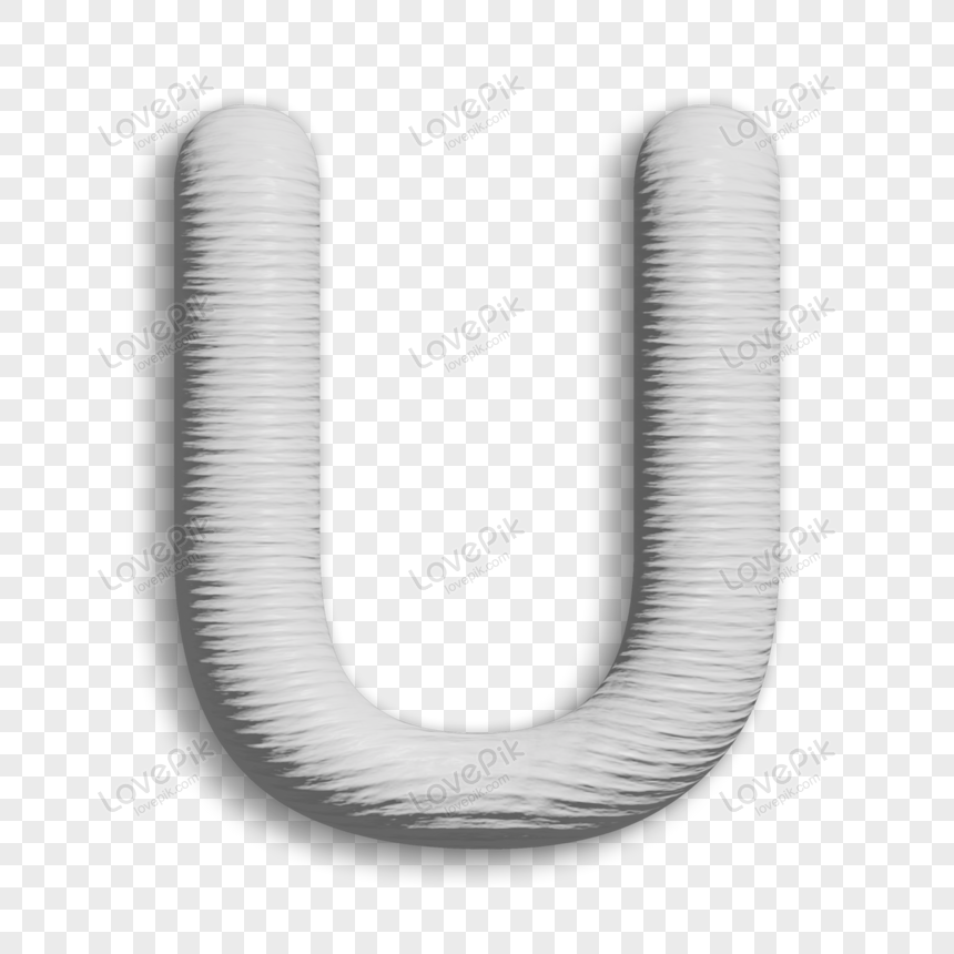 3d Print 3d Letter U PNG Transparent And Clipart Image For Free ...