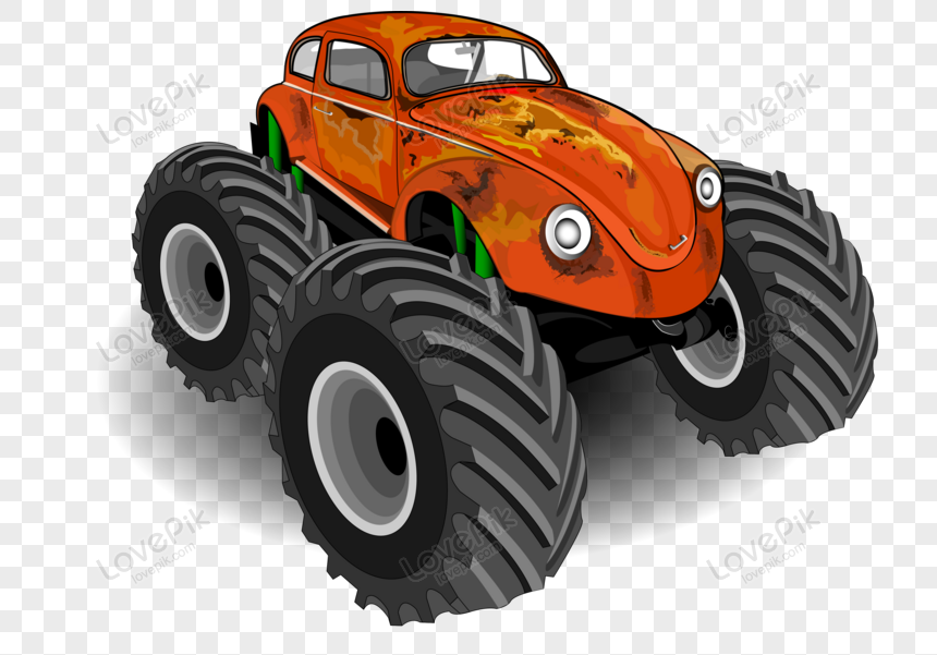 Monster Trucks Como Brinquedos Para Crianças Conjunto De Ilustrações  Vetoriais PNG , Carro, Motor, Com Imagem PNG e Vetor Para Download Gratuito