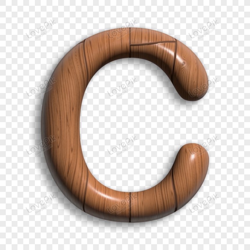 D Letter C Made Of Aged Pine Wood Flooring Alphabet Fonts Font