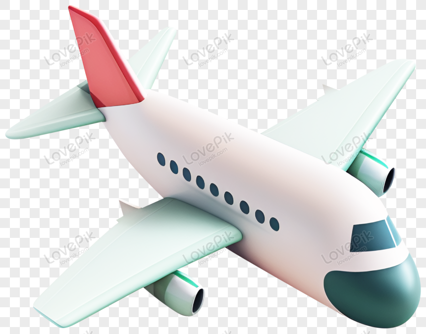 3D airplane icon for transport and travel on vacation., 3d travel, icon, jet png transparent background